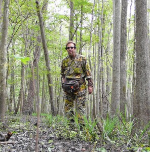 Rip Lyttle out looking for the Ivory-Billed Woodpecker, South Carolina