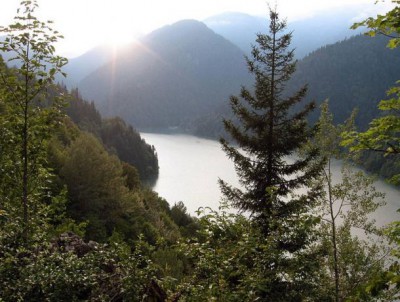 The beautiful but remote mountainous terrain of Abkhazia where Zana was found.