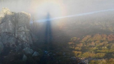 Photos of a shadow taken on Ben MacDhui (america.pink)